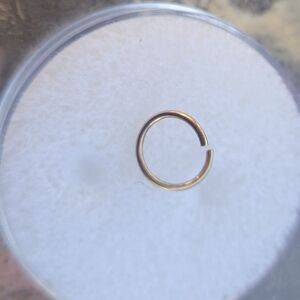 18k Gold Seam Ring